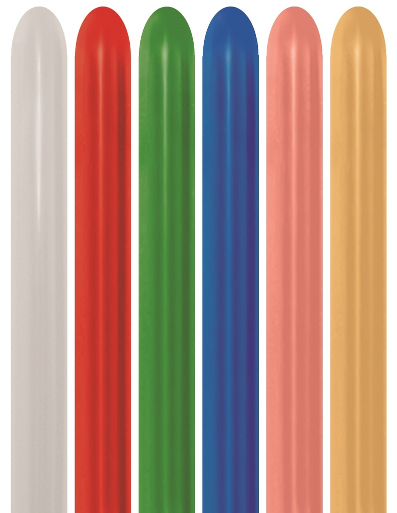 Sempertex - Modelleer Ballonnen Metallic - 100 stuks - 260S