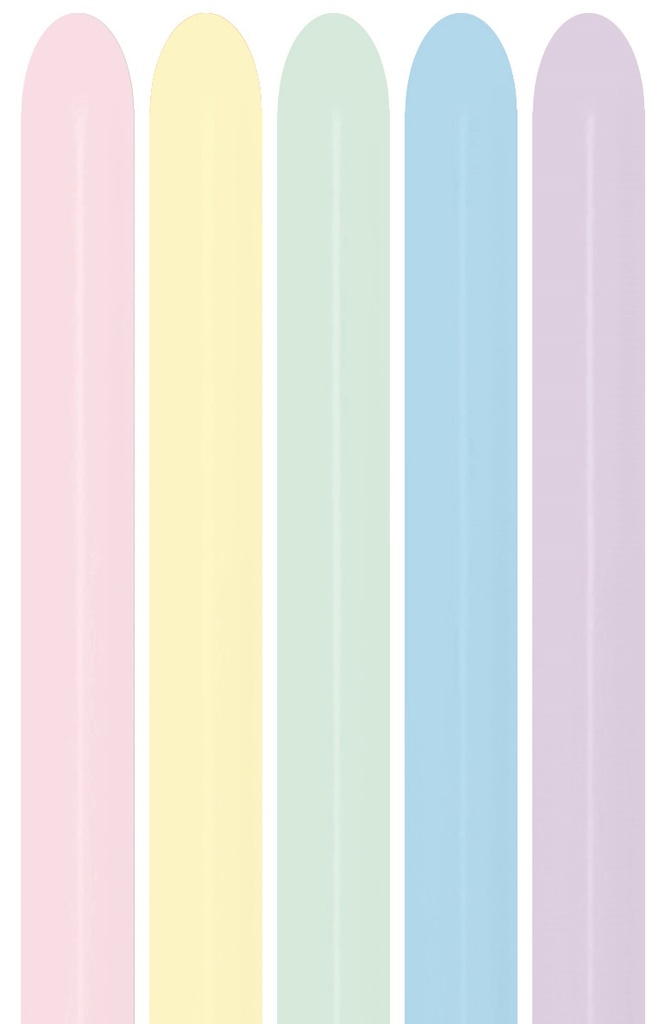 Sempertex - Modelleer Ballonnen Pastel - 100 stuks - 260S