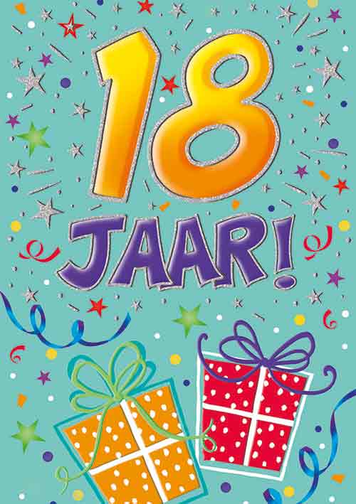 Verjaardagskaart - That Funny Age - 18 jaar B - met Envelop