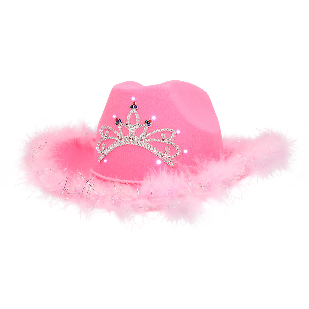 Cowboyhoed - LED - Blush Bandit - Volwassenen