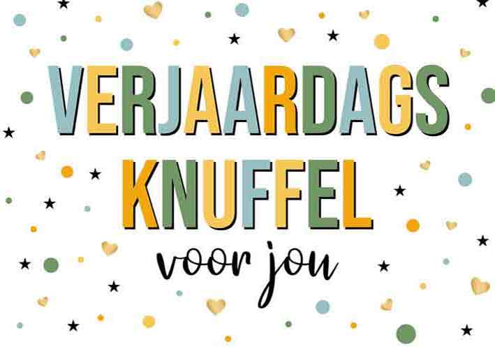 Wenskaart - Daisy - Verjaardagsknuffel Voor Jou