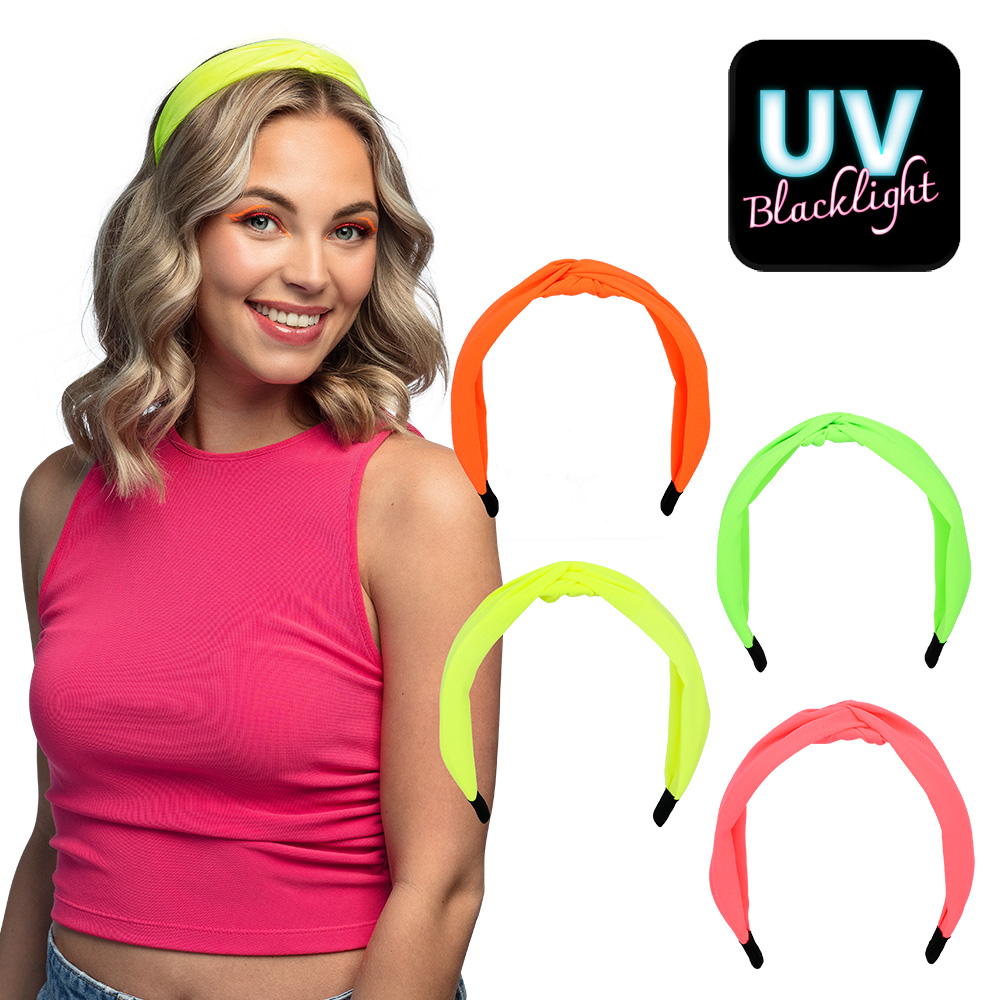 Hoofdband Neon - UV - Foute Party - Assorti