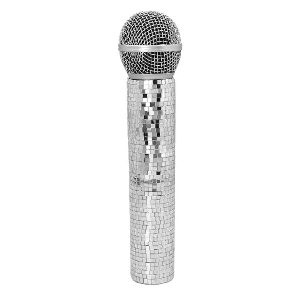 Microfoon Playbackshow - Karaoke - Disco - Zilver