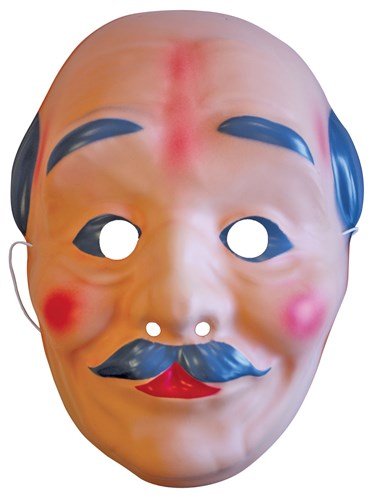 Opa Abraham Masker Plastic &ndash; Verkleed Masker