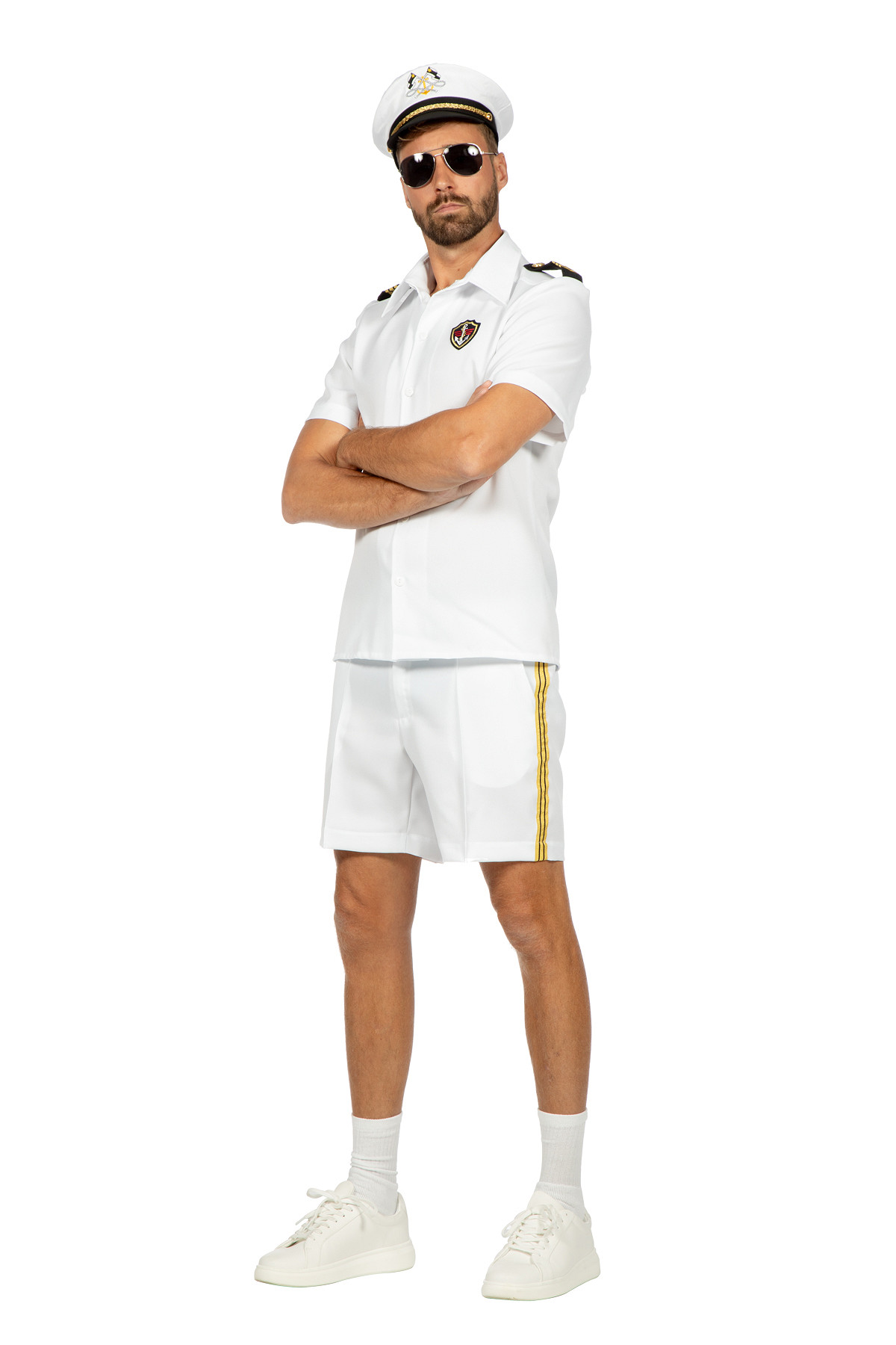 Marinier Wit - Overhemd met Korte Broek - Matroos