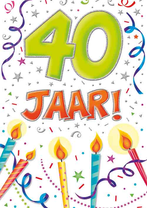 Verjaardagskaart That funny age 40 jaar C