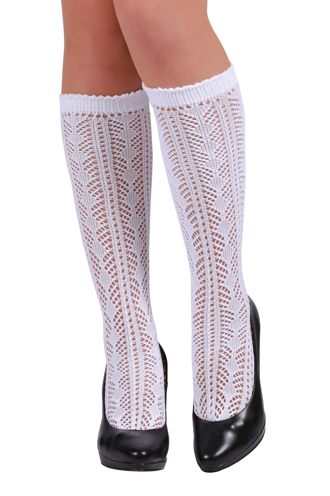 Oktoberfest Trachtensokken Wit - One size - Dames