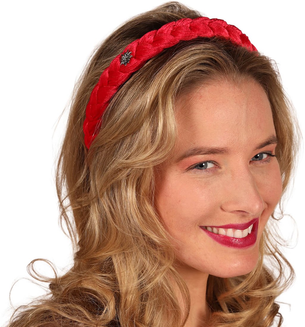 Oktoberfest Haarband Alpentraum - Rood