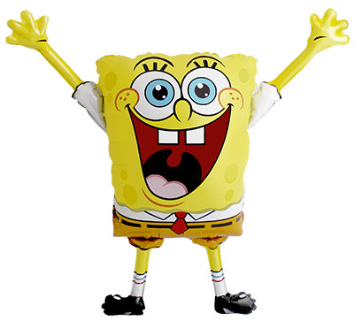 Folieballon - SpongeBob Vorm - 86 cm - Helium- en Luchtvulling