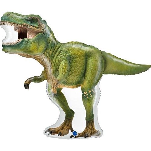 Folieballon - Dino T-rex - 94 cm - Helium- en Luchtvulling
