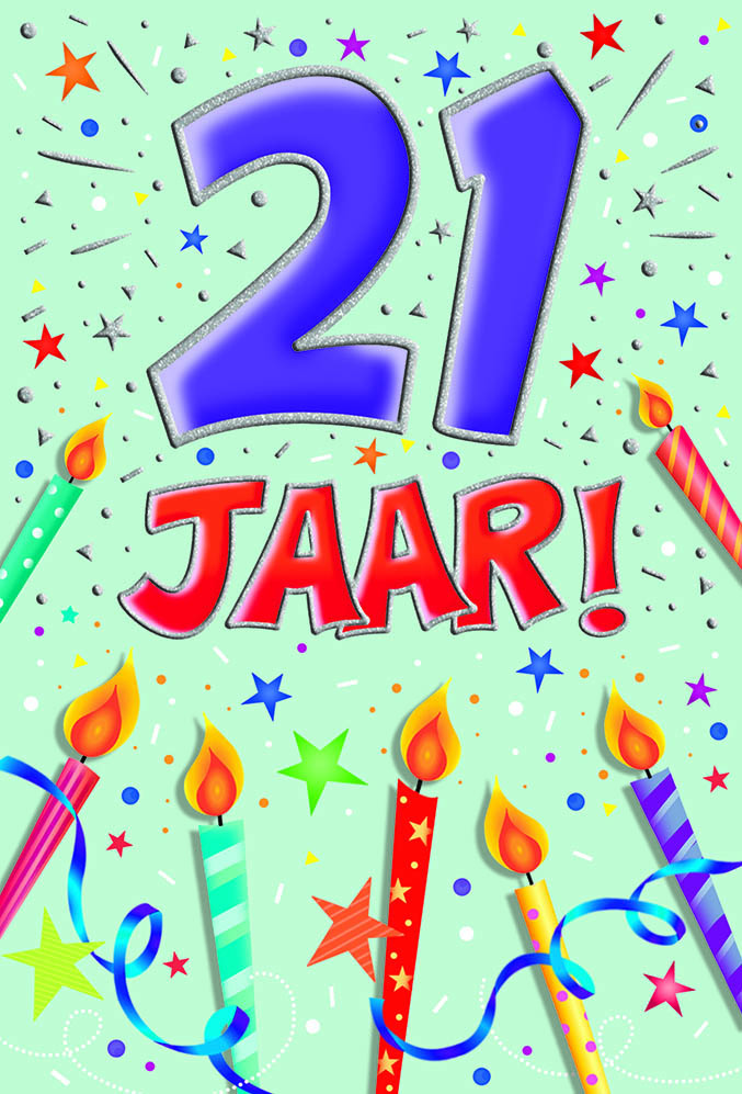 Verjaardagskaart - That Funny Age - 21 jaar - met Envelop