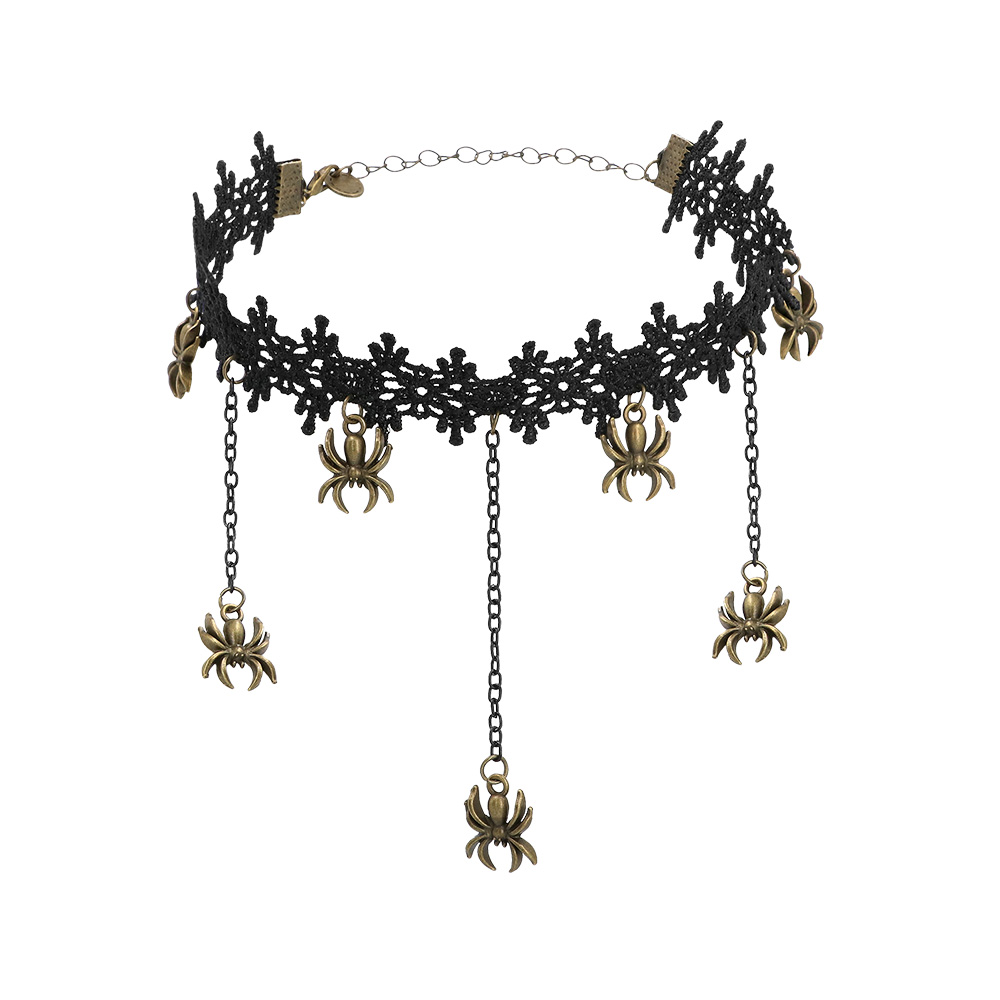 Choker Spinnen - Zwart - Halloween