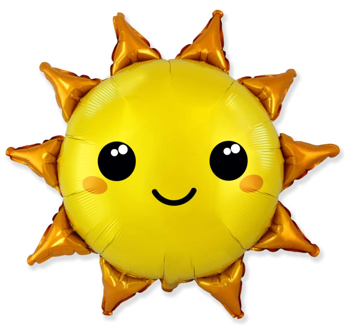 Folieballon Beterschap - Zon - 73 cm - Helium- en Luchtvulling