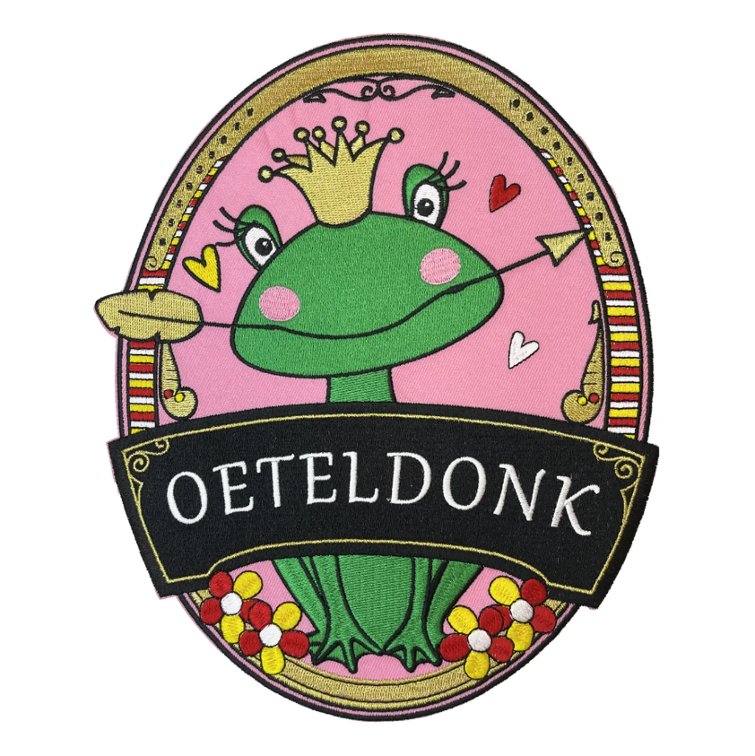Rugembleem Groot Oeteldonk - Queen Oeteldonk