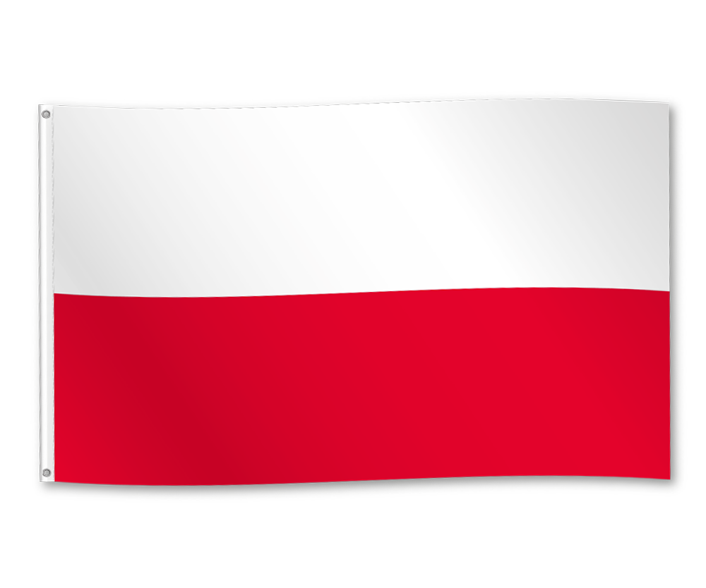 Vlag Polen - Landen Decoratie Vlag - 90 x 150 cm