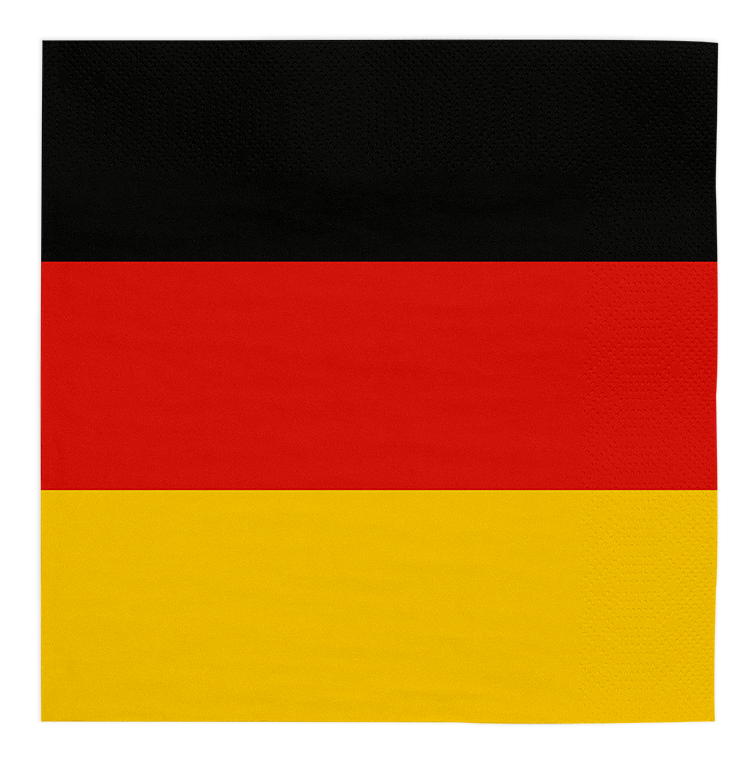 Servetten Duitsland - Landen Decoratie - 20 stuks