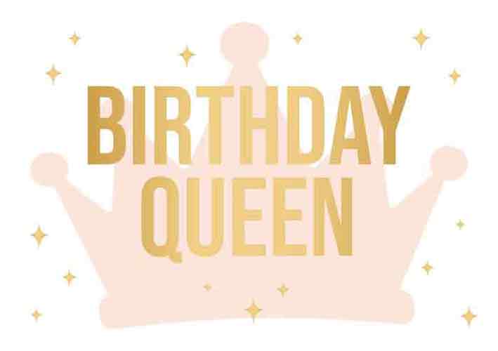 Wenskaart - Daisy - Birthday Queen