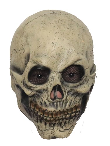 Halloween Masker - Schedel met Gaas voor de Ogen