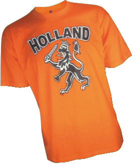 T-shirt oranje Holland