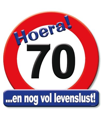 Huldeschild 70 jaar