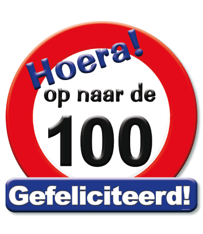 Huldeschild 100 jaar