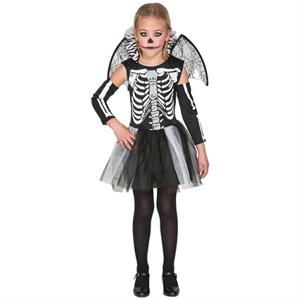 Skeleton girl jurk