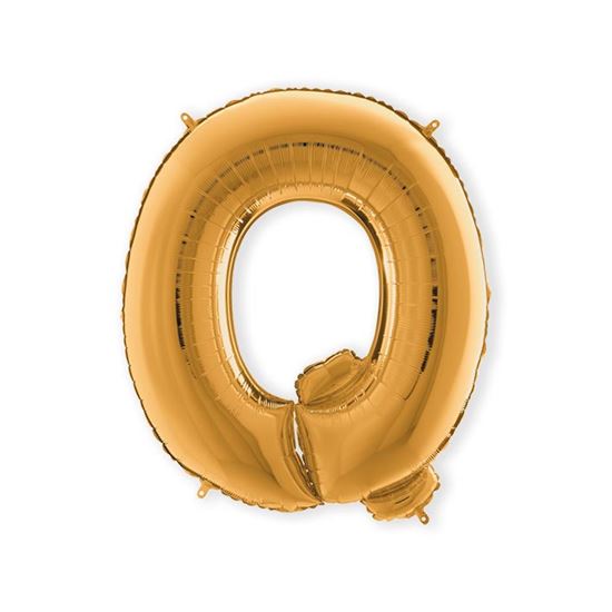Letter ballon Q goud