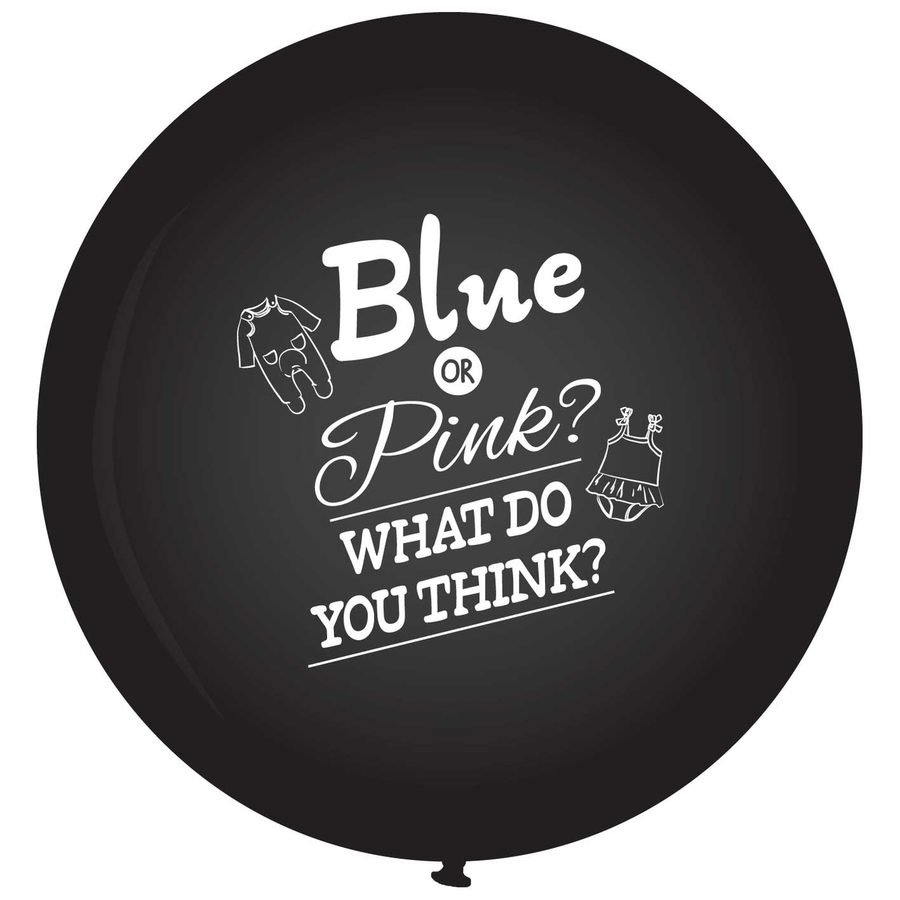 Gender reveal ballon