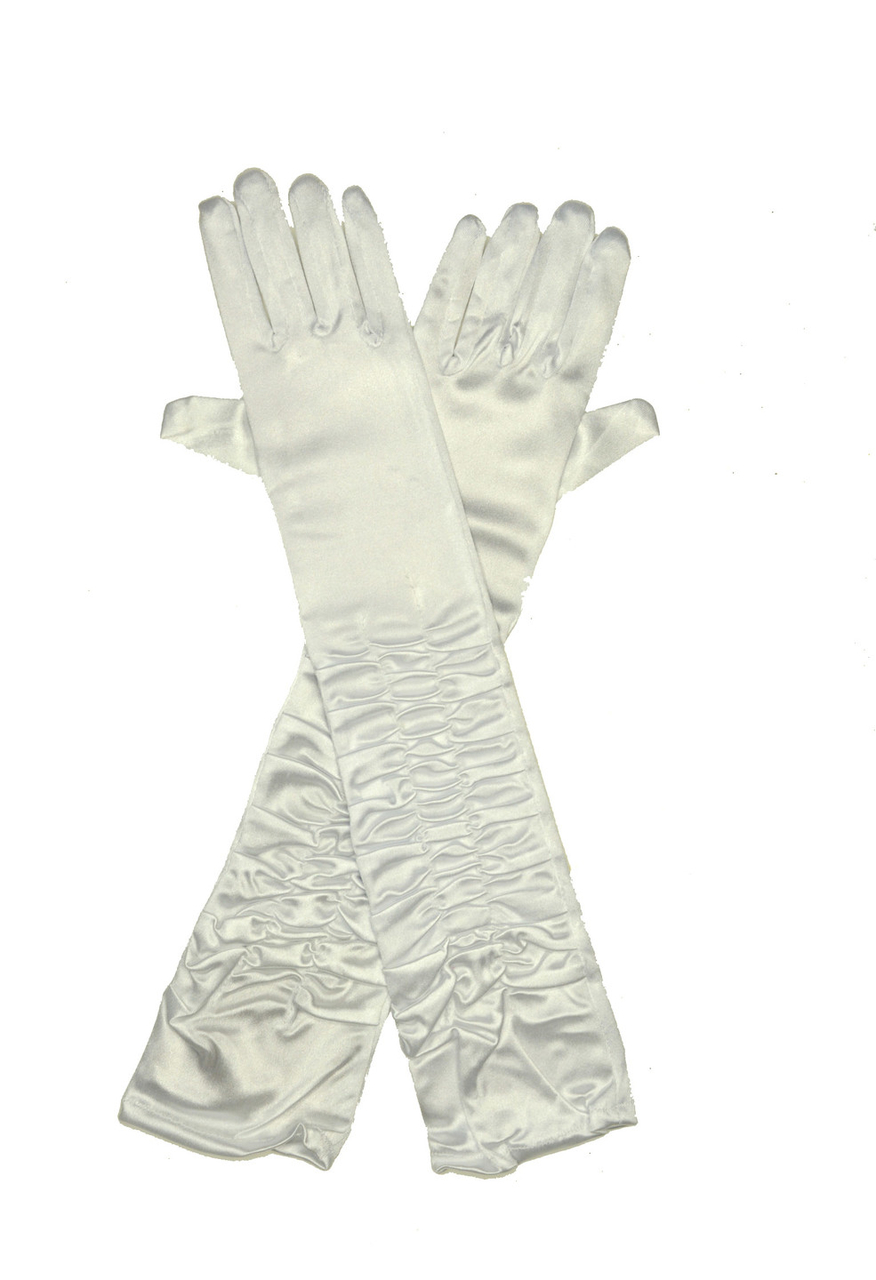 Gala handschoenen wit