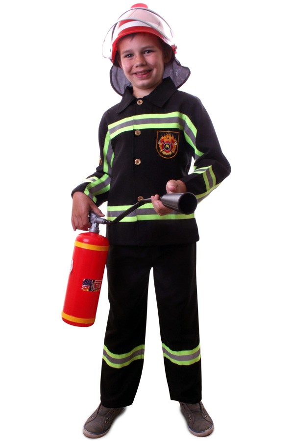 Bedreven Mijlpaal vliegtuig Brandweerman kostuum 2-delig kind | Feestartikelenshop.com