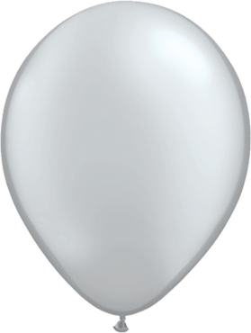 Qualatex zilveren ballonnen