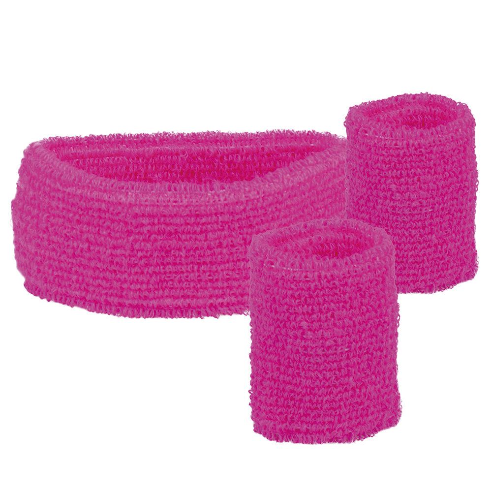 Zweetbandjes roze