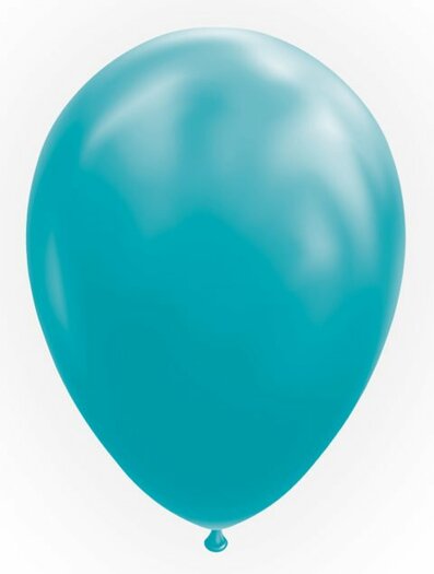 Complex Milieuvriendelijk Oogverblindend Ballonnen turquoise 10 stuks | Feestartikelenshop.com