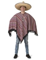 Mexicaanse Poncho Patricio - Spaans Kostuum - Volwassenen Mexicaanse Poncho Patricio - Spaans Kostuum - Volwassenen