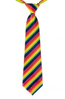 Stropdas Regenboog - Satijn - Verstelbaar