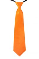 Stropdas Oranje - Satijn - Verstelbaar Stropdas Oranje - Satijn - Verstelbaar