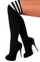 Sokken Gestreept - Lieskousen - Zwart-Wit