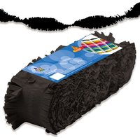 Crêpe Slinger Papier - Zwart - 24 Meter - Brandvertragend