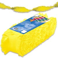 Crêpe Slinger Papier - Geel - 24 Meter - Brandvertragend