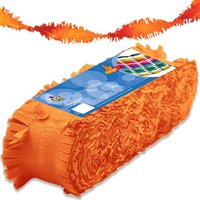 Crepe Slinger Oranje Brandvertragend - 24 meter Crepe Slinger Oranje Brandvertragend - 24 meter
