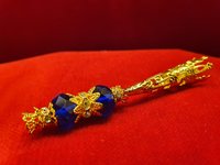 Plumas verenpunt DUO Goud-donkerblauw