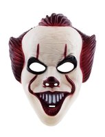 Halloween Masker - Duivelse Clown - Plastic Halloween Masker - Duivelse Clown - Plastic