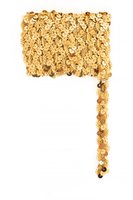 Paillettenband Golvend Decoratie - Goud - 3 meter