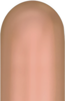 Qualatex modelleer ballonnen Chrome Rosé goud 100 stuks 260Q Qualatex modelleer ballonnen Chrome Rosé goud 100 stuks 260Q