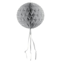 Honeycomb Ball zilver 30 cm Honeycomb Ball zilver 30 cm