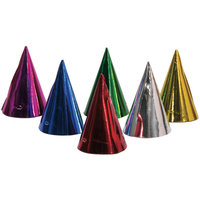 Feesthoedjes - Metallic - 6 stuks - Met Elastiek
