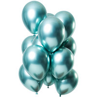 Ballonnen set Mirror Groen 12 stuks Ballonnen set Mirror Groen 12 stuks
