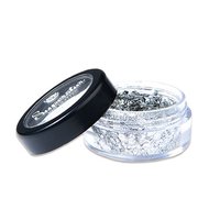 Superstar - Potje Glitter Chunky Biodegradable - Zilver - 6 ml
