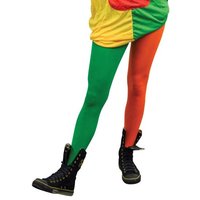 Panty Pippi Langkous - Stretch - Oranje-Groen Panty Pippi Langkous - Stretch - Oranje-Groen