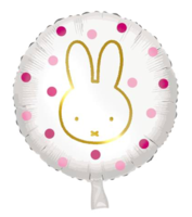 Folieballon Geboorte - Nijntje Roze - Helium- en Luchtvulling Folieballon Geboorte - Nijntje Roze - Helium- en Luchtvulling